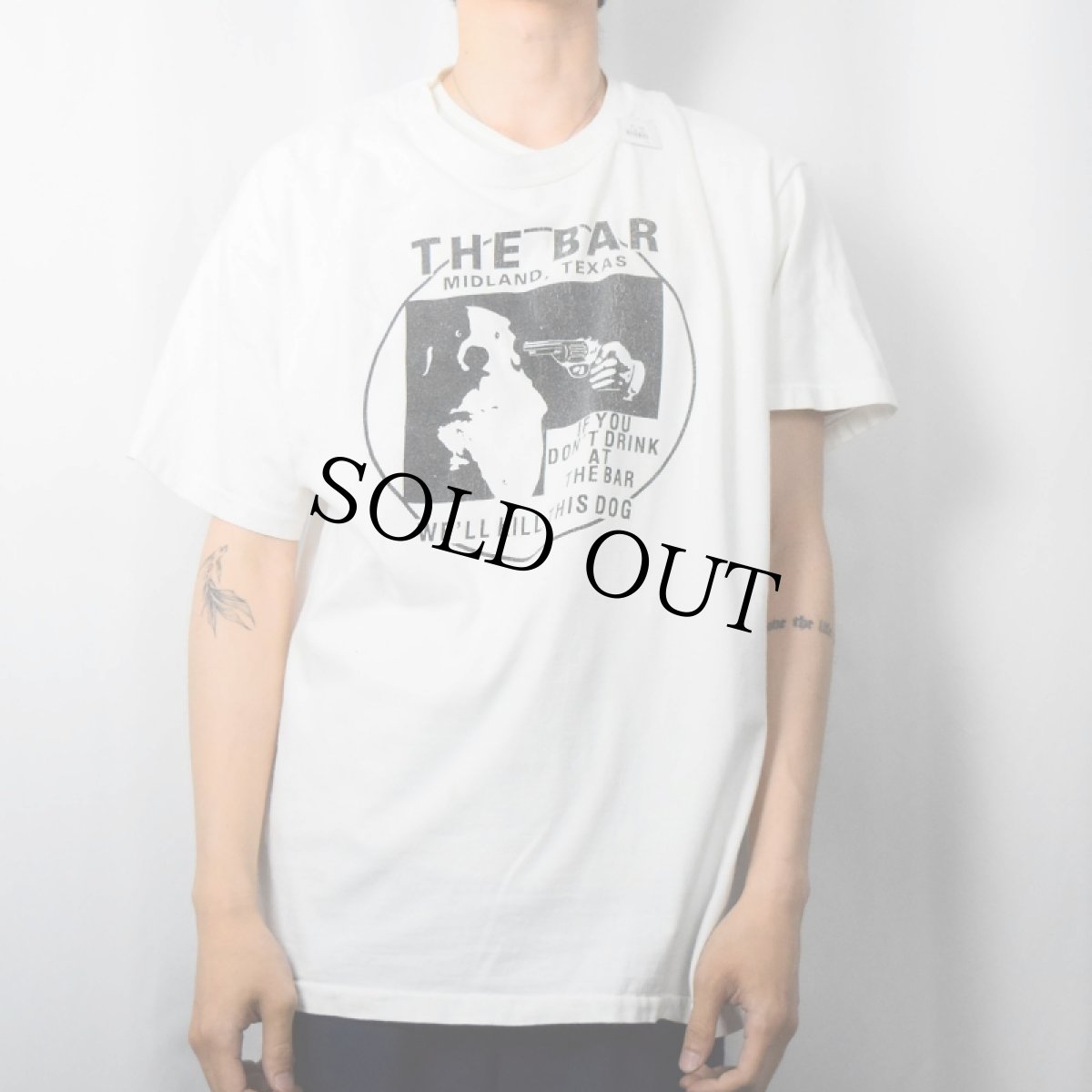 画像2: 90's USA製 "THE BAR" プリントTシャツ XL (2)