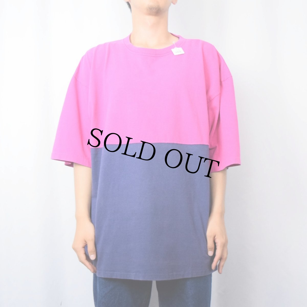 画像3: 90's 2トーン 無地Tシャツ (3)