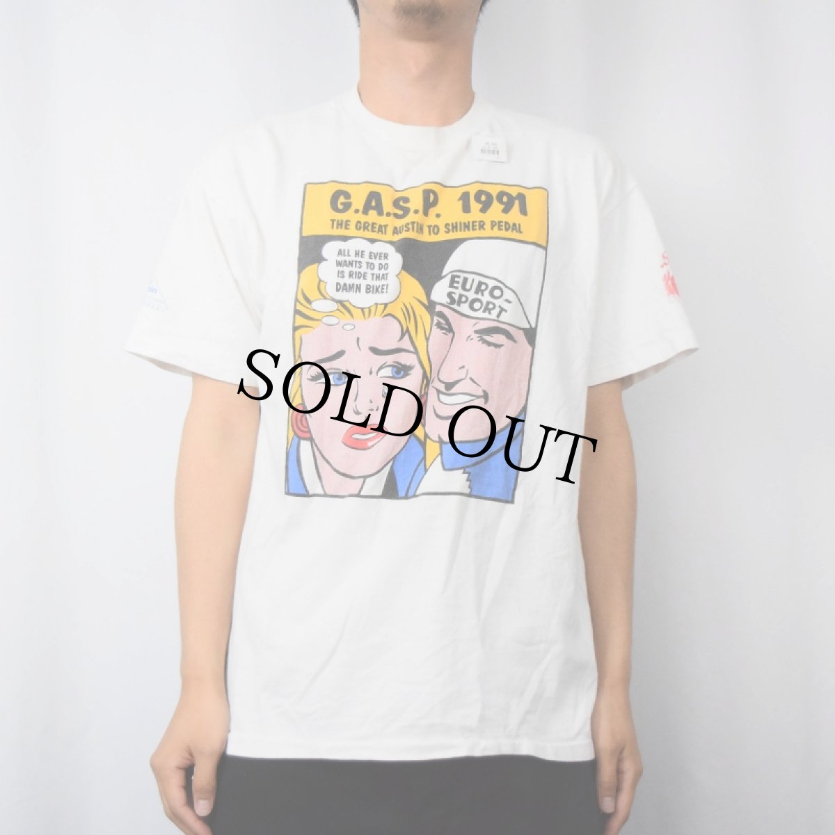 画像3: 90's G.A.S.P. 1991 リキテン風 アートプリントTシャツ L (3)