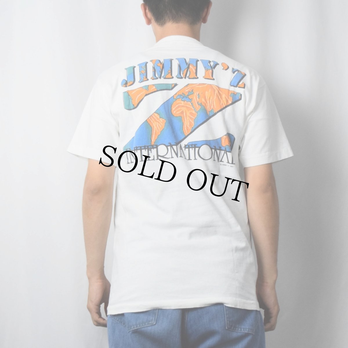 画像4: 90's JIMMY'Z サーフ＆スケートブランド ロゴプリントTシャツ (4)