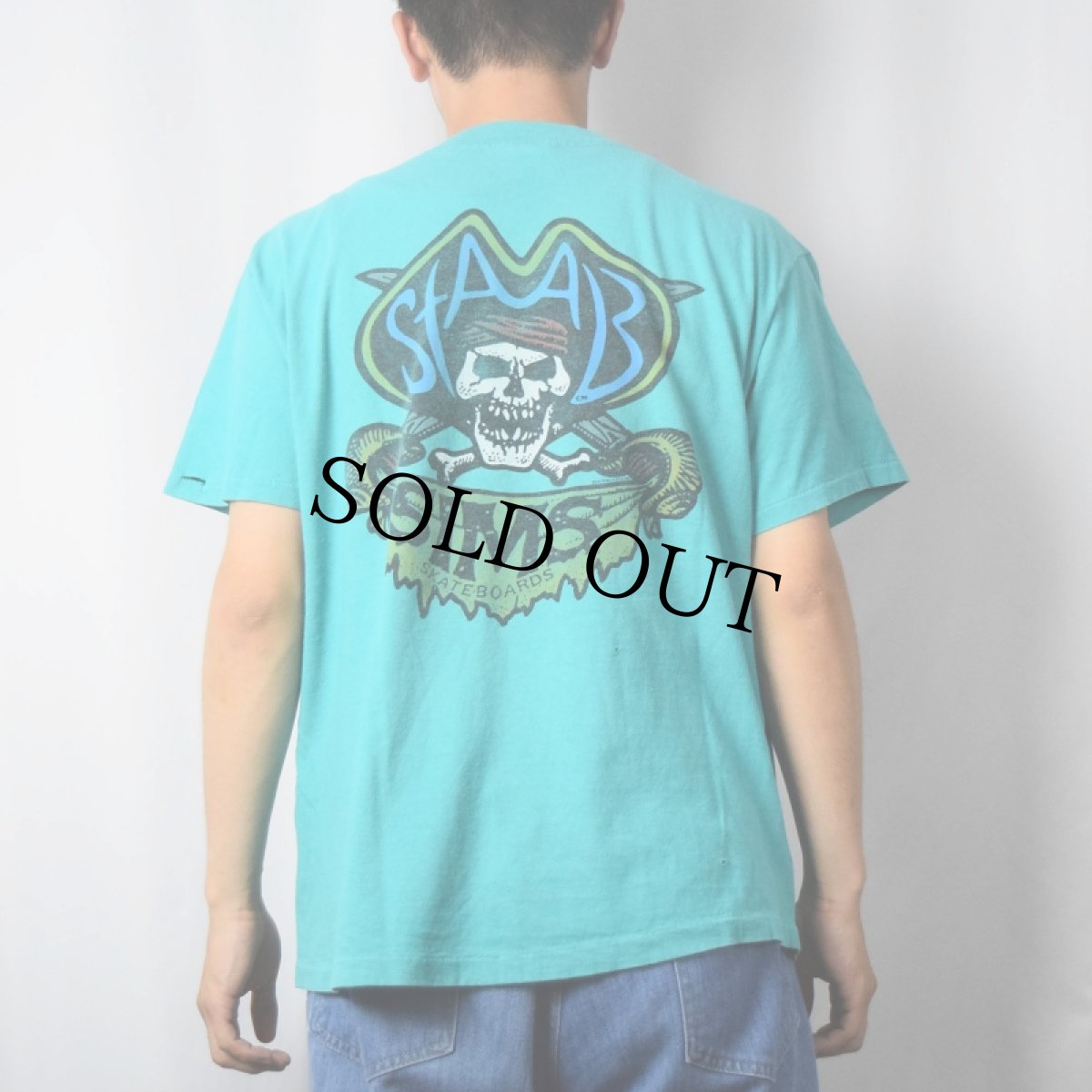 画像3: 90's VISION STREET WEAR × Kevin Staab USA製 "SIMS" スカルプリントTシャツ L (3)