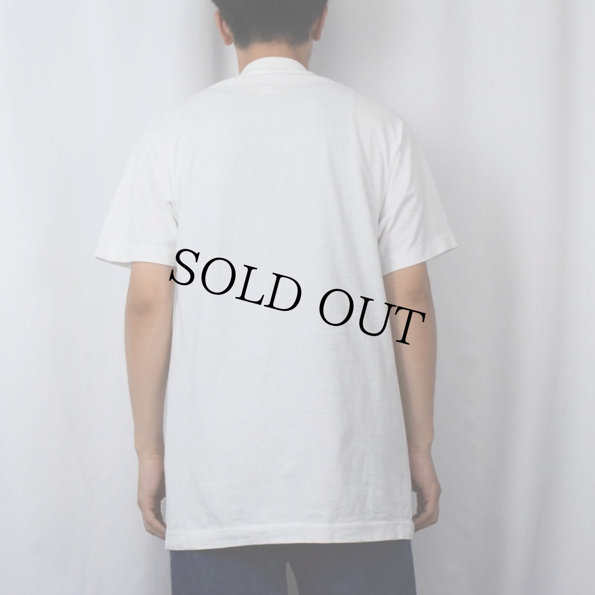 画像3: 90's USA製 イラストプリントTシャツ L (3)