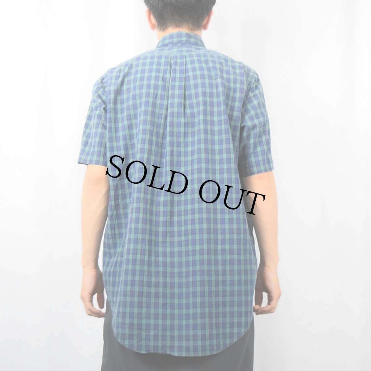 画像3: 70's Brooks Brothers USA製 6ボタン チェック柄 コットンボタンダウンシャツ SIZE15 1/2 (3)