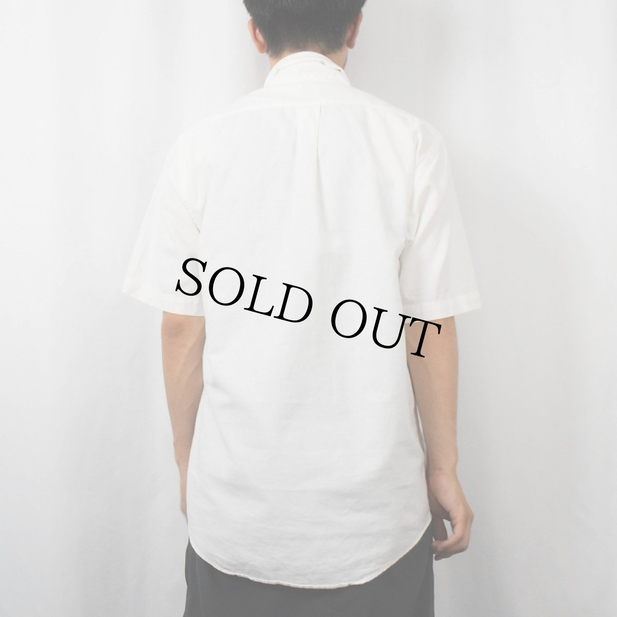 画像3: 90's Brooks Brothers USA製 コットンボタンダウンシャツ SIZE15 (3)