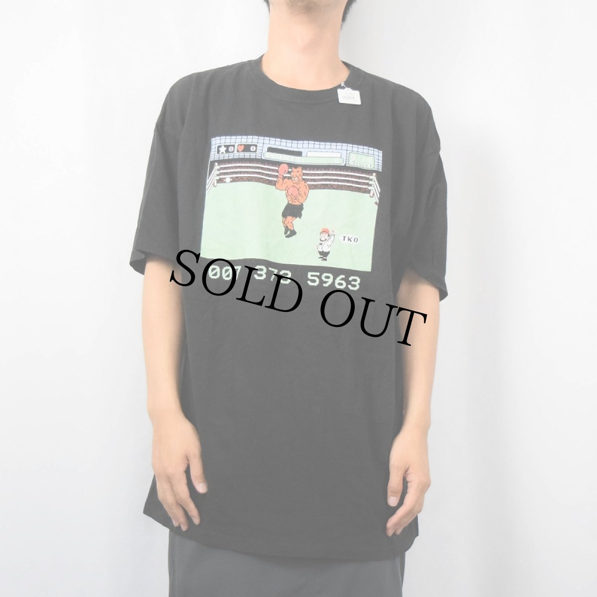 画像2: マイクタイソン・パンチアウト!! ボクシングゲームプリントTシャツ (2)