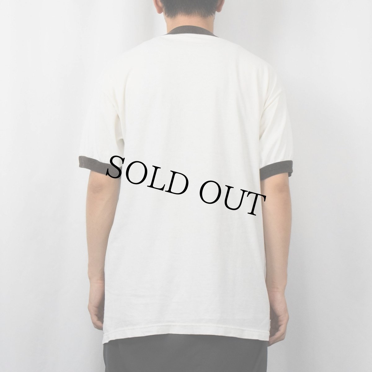 画像3: CRASH BANDICOOT ゲームキャラクタープリント リンガーTシャツ L (3)