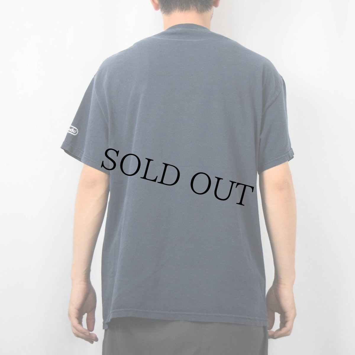 画像3: 2006 Nintendo スーパーマリオ ゲームキャラクタープリントTシャツ NAVY (3)