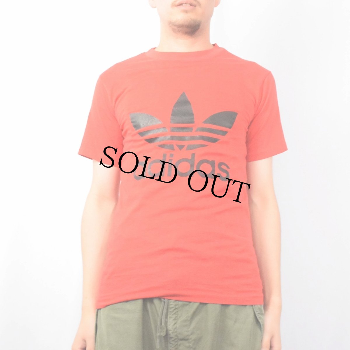 画像2: 80's adidas USA製 ロゴプリントTシャツ M (2)