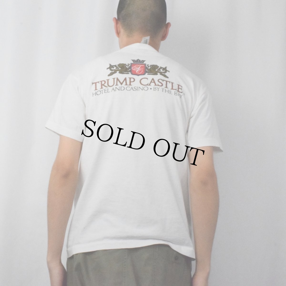 画像4: 90's USA製 "MILLION CASH GUARANTEED" カジノ イラストプリントTシャツ L (4)