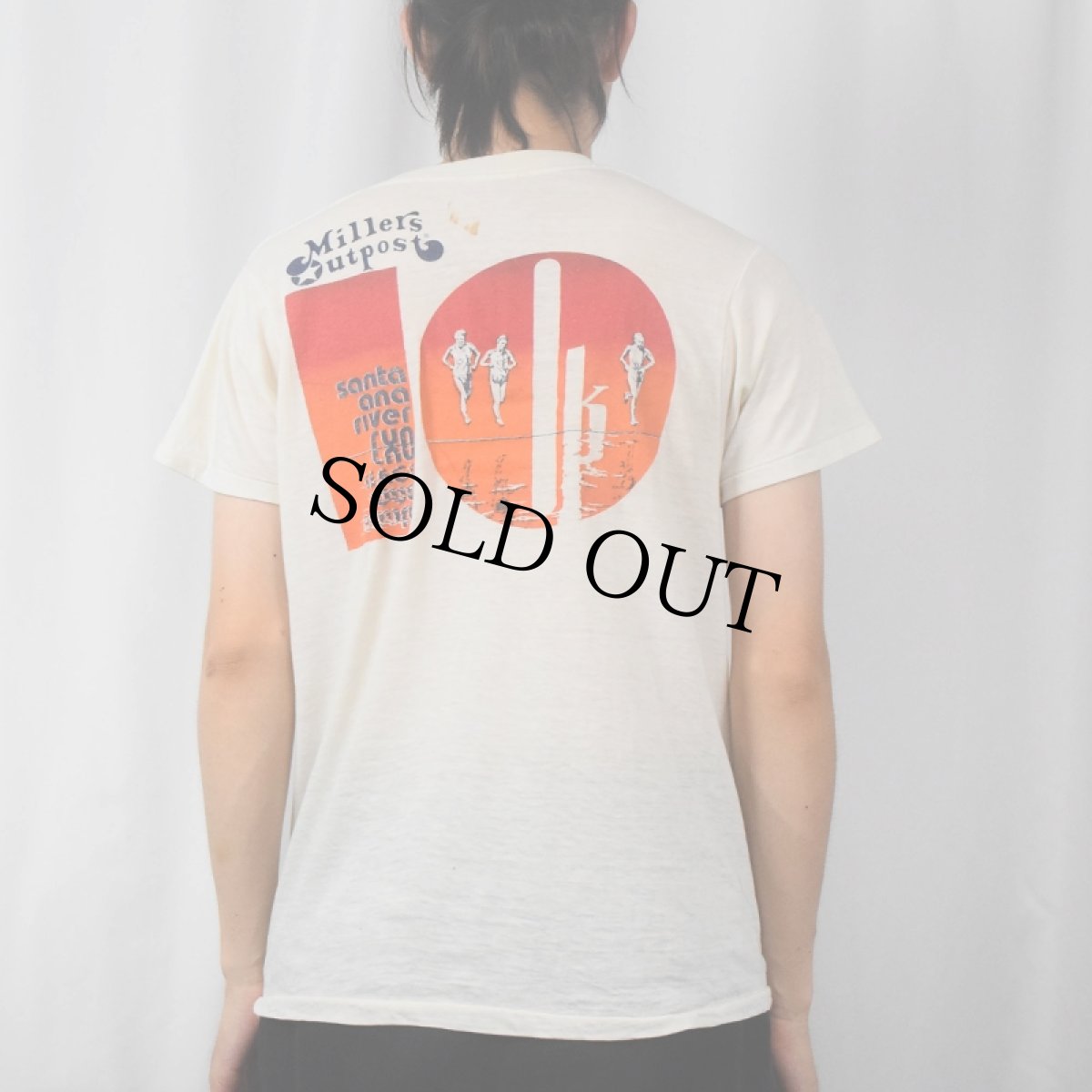 画像4: 70〜80's NIKE 社外タグ 4連ロゴ "Millers Outpost" ロゴプリントTシャツ (4)