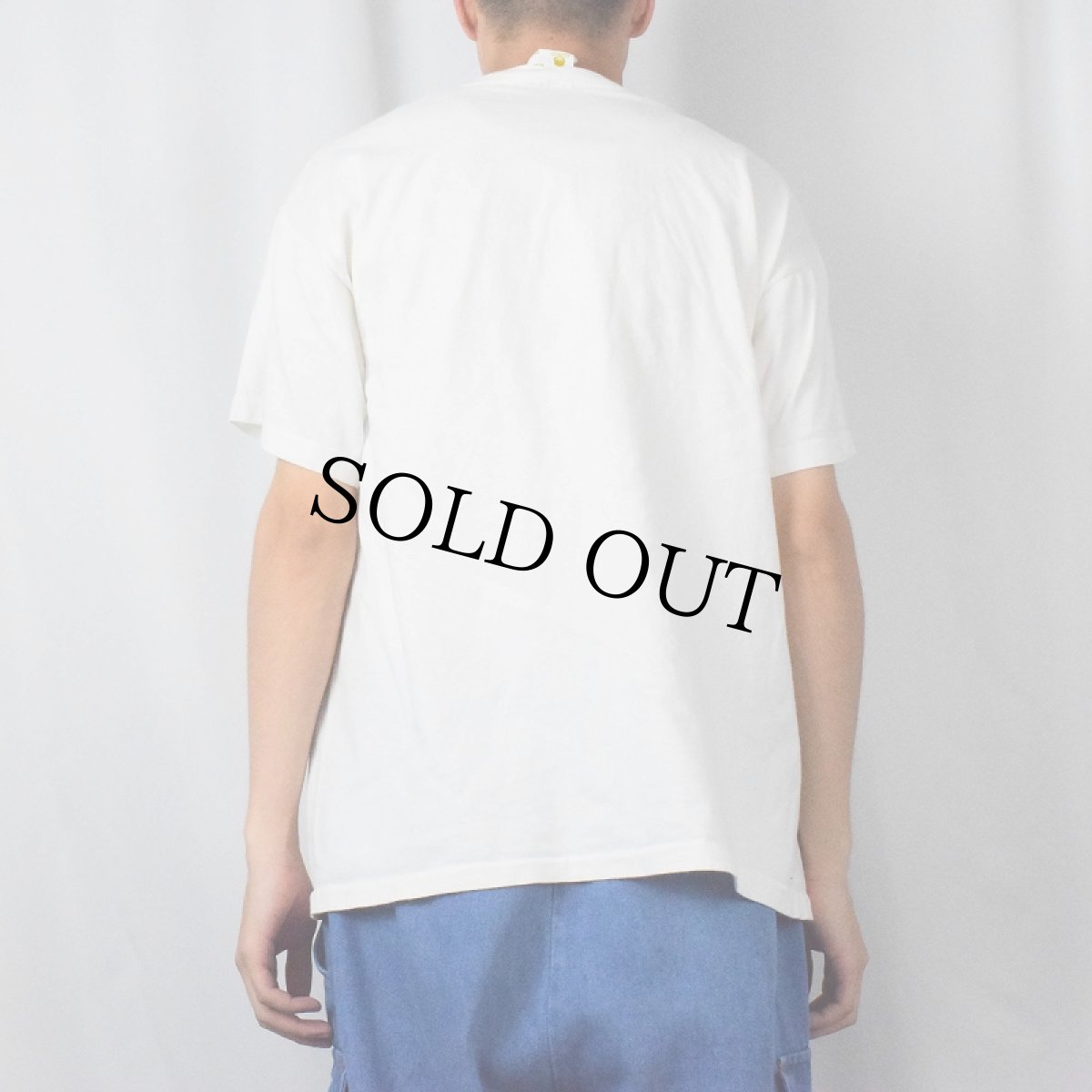 画像3: 90's USA製 "HELP! I've fallen and I can't get up" イラストプリントTシャツ XL (3)