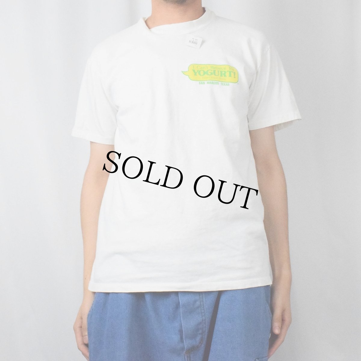 画像3: 【SALE】 90's I Can't Believe It's Yogurt! USA製 ソフトクリームメーカー プリントTシャツ L (3)
