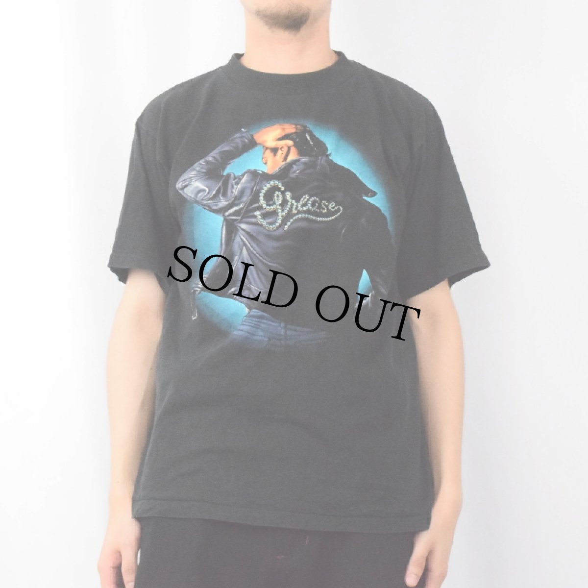 画像2: 90's GREASE USA製 ミュージカルコメディ映画プリントTシャツ BLACK L (2)