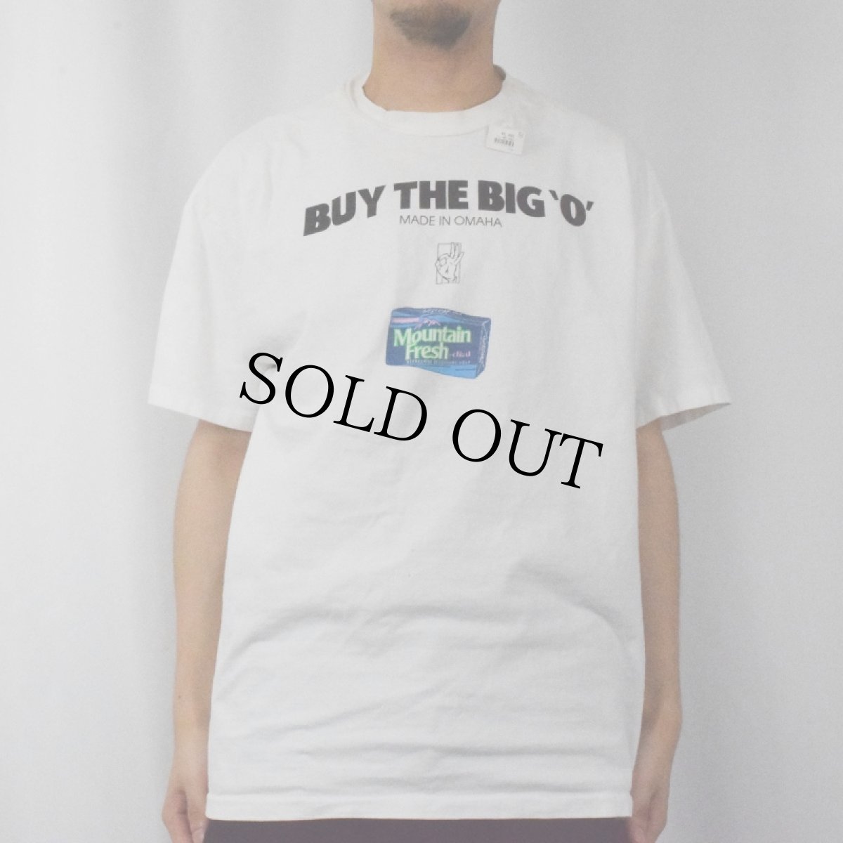 画像2: 90's Mountain Fresh by dial USA製 "BUY THE BIG O" 企業プリントTシャツ XL (2)