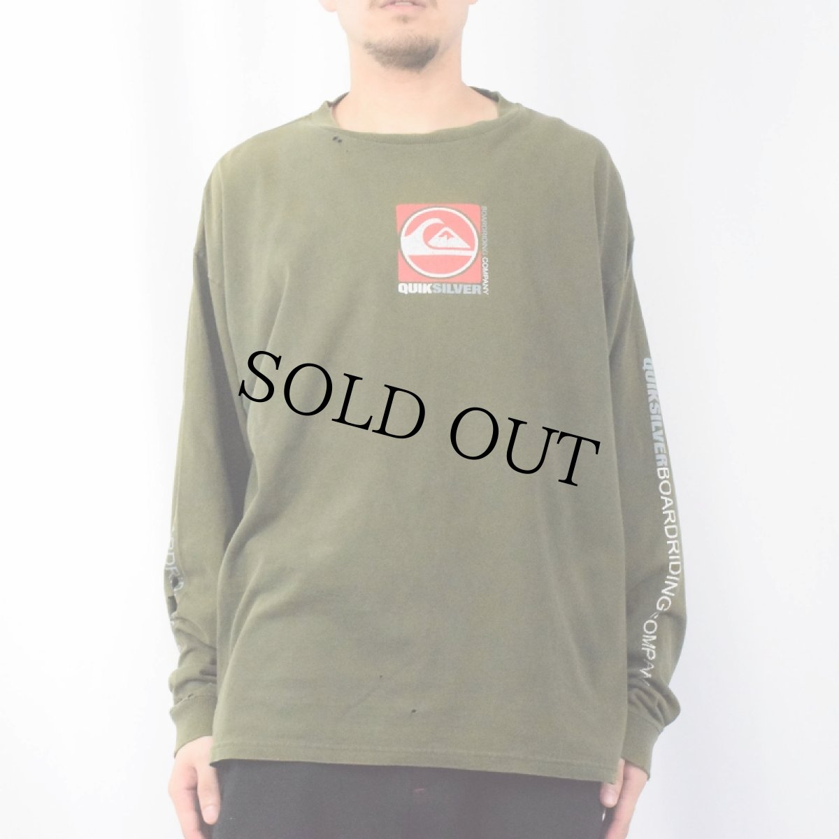 画像2: QUIK SILVER ロゴプリントロンT XL (2)