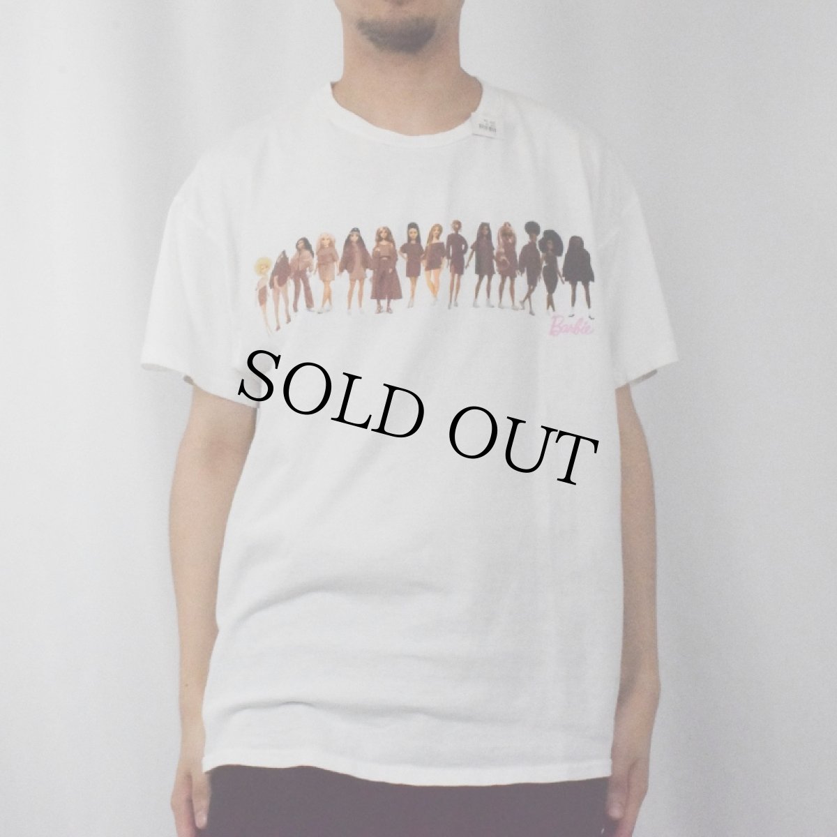 画像2: Barbie 着せ替え人形プリントTシャツ 1X (2)