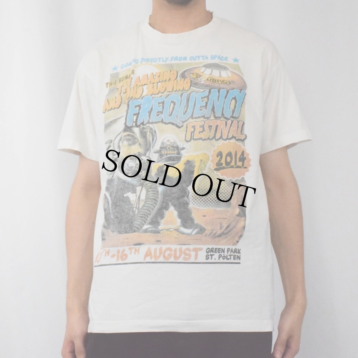 画像3: FREQUENCY FESTIVAL 2014 ミュージックフェスティバルTシャツ XL (3)