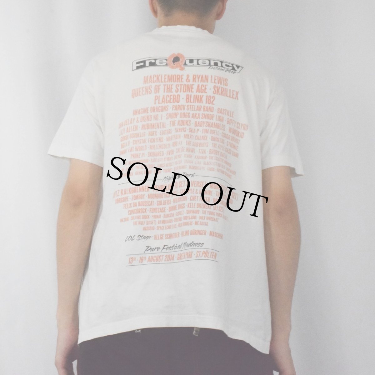 画像4: FREQUENCY FESTIVAL 2014 ミュージックフェスティバルTシャツ XL (4)