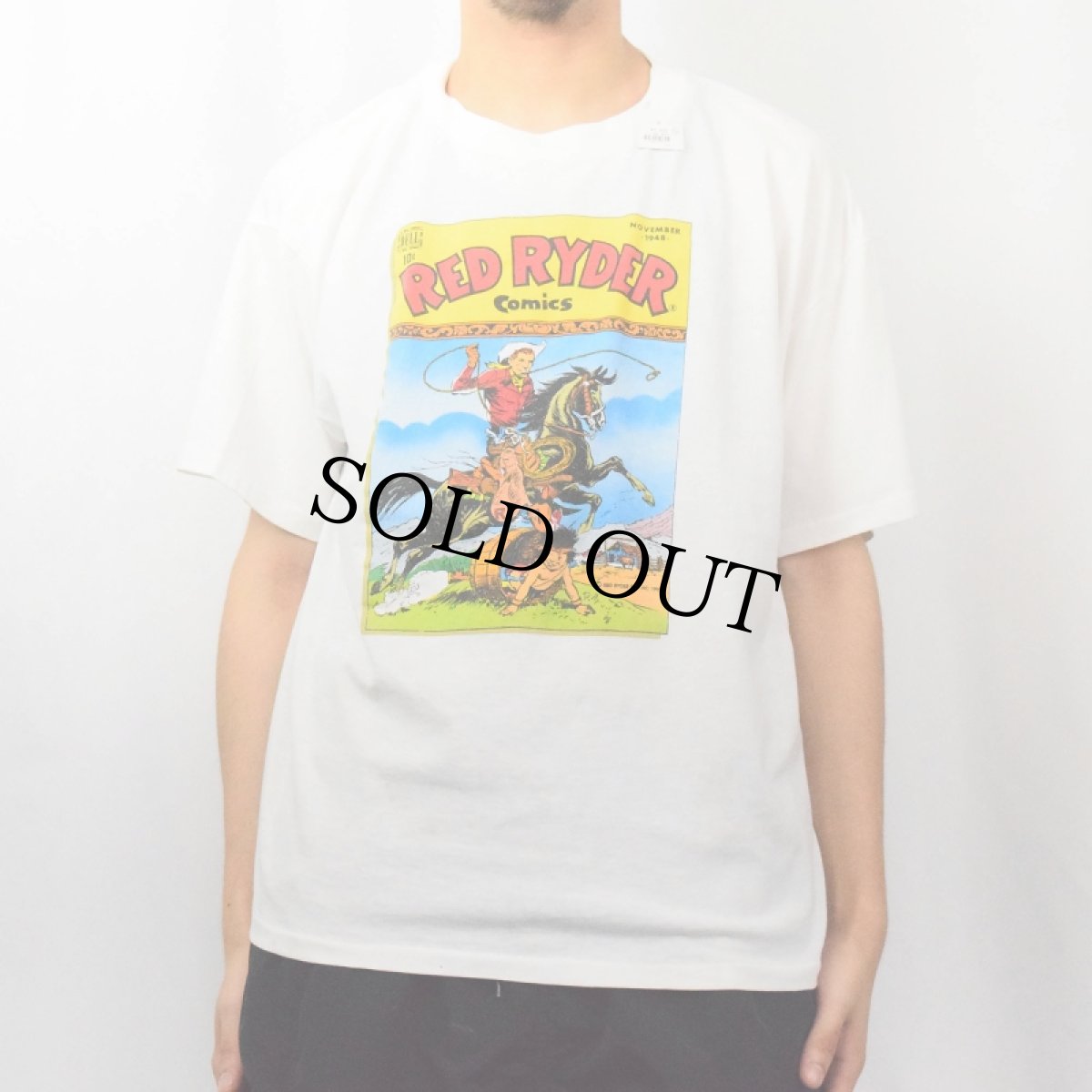 画像3: 90's RED RYDER Comics USA製 コミックプリントTシャツ XL (3)