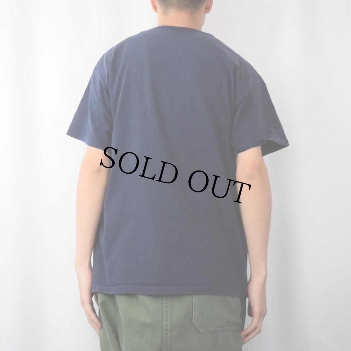 画像3: "PANTHERS TRACK" ウイングフットプリントTシャツ NAVY XL (3)