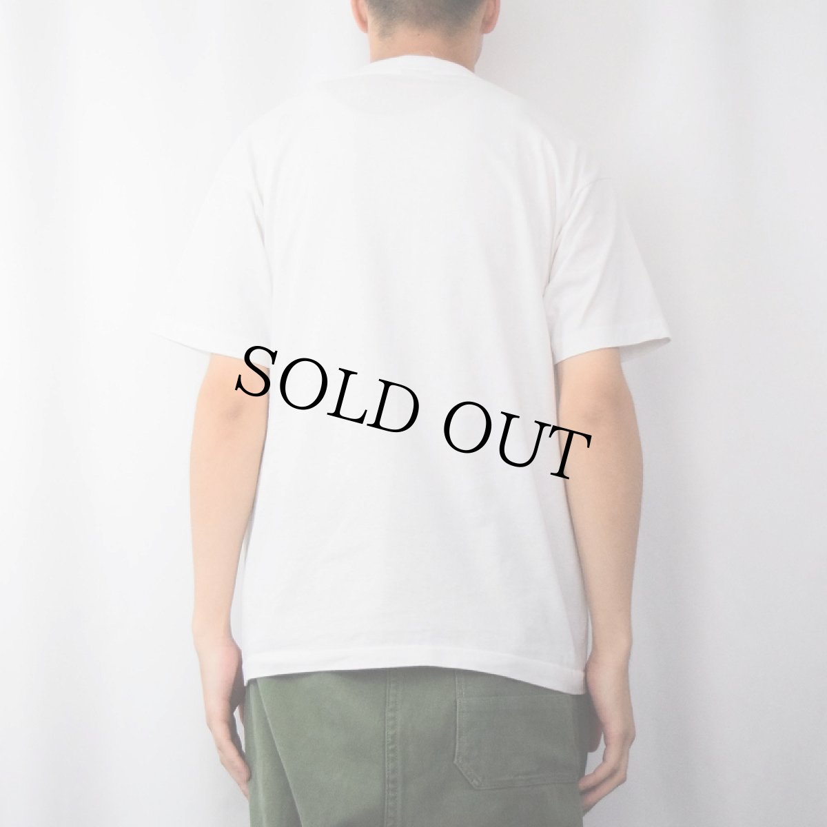 画像3: 90's Budweiser BUD LIGHT USA製 ビールロゴプリントTシャツ XL (3)