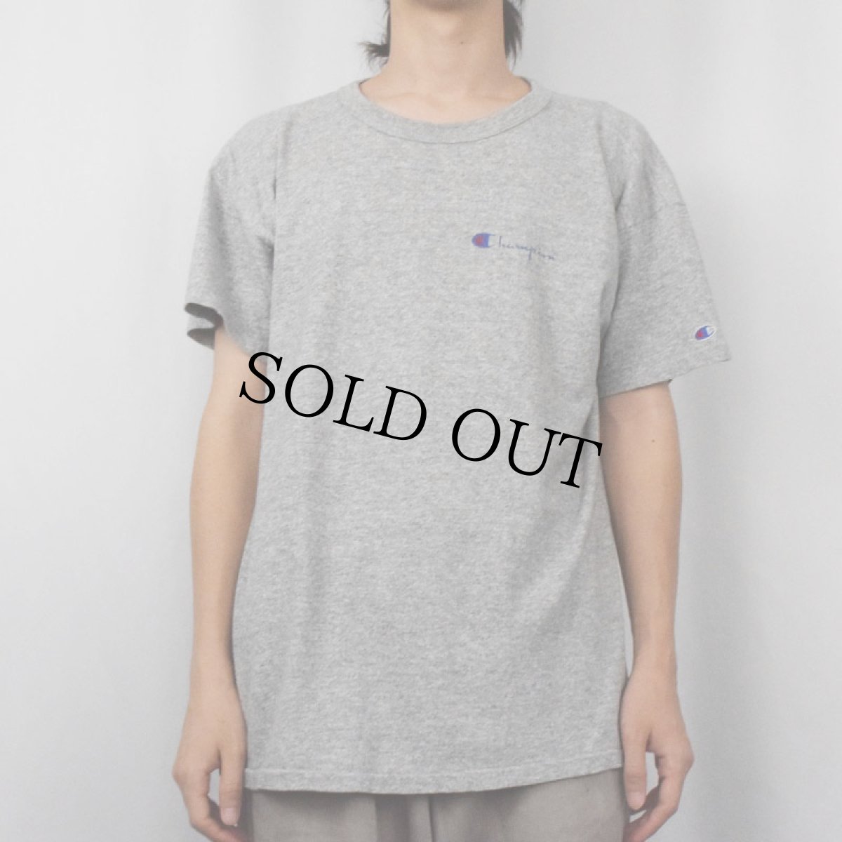 画像2: 80's Champion トリコタグ USA製 ロゴプリントTシャツ XL (2)