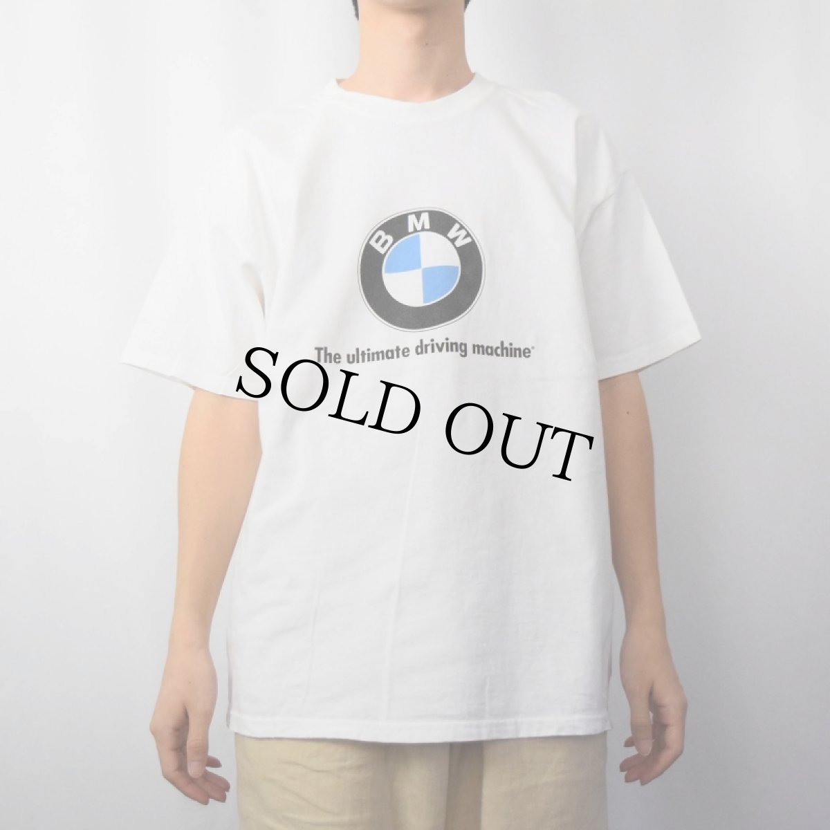 画像2: 90's〜 BMW USA製 "The ultimate driving machine" 自動車メーカー ロゴプリントTシャツ L (2)