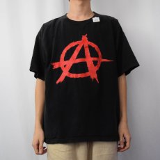 画像2: ANARCHY パンクロックバンドTシャツ BLACK (2)