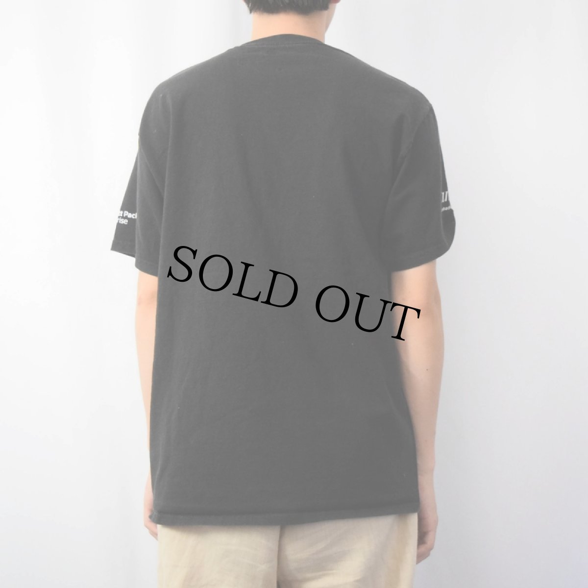 画像3: Hewlett Packard "Free public wifi is safe" IT企業 メッセージプリントTシャツ L (3)