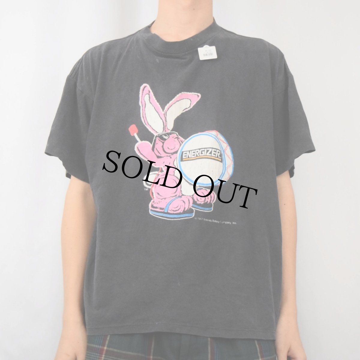 画像3: 90's Energizer コンシューマー製品メーカー キャラクタープリントTシャツ (3)