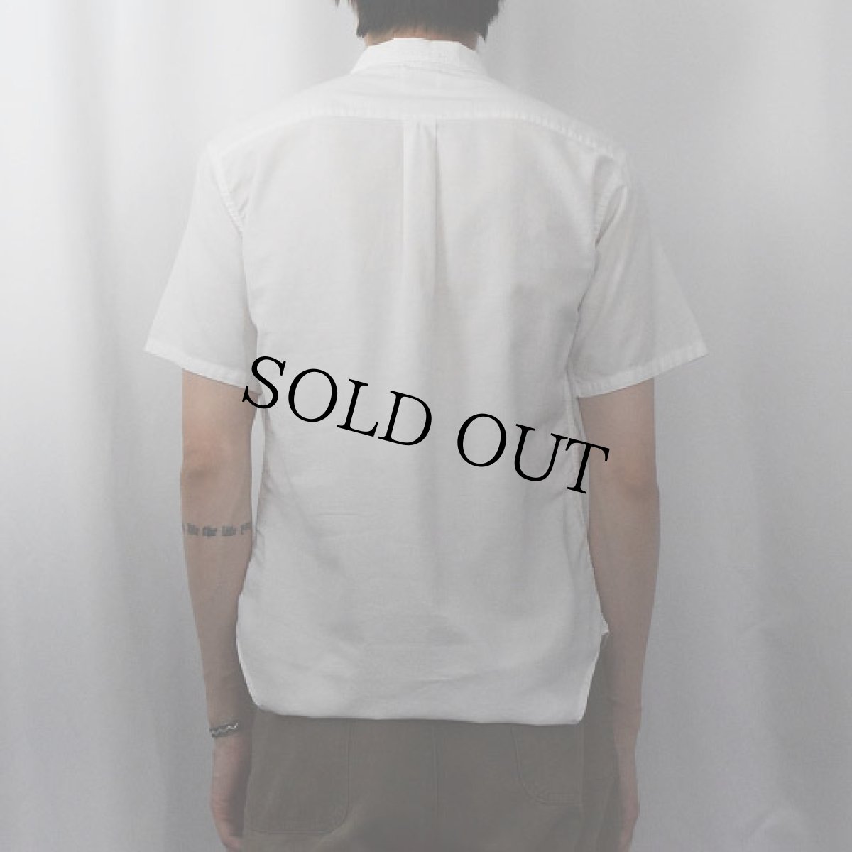 画像3: 60's PENNY'S TOWNCRAFT ハーフジップ コットンボタンダウンシャツ M (3)