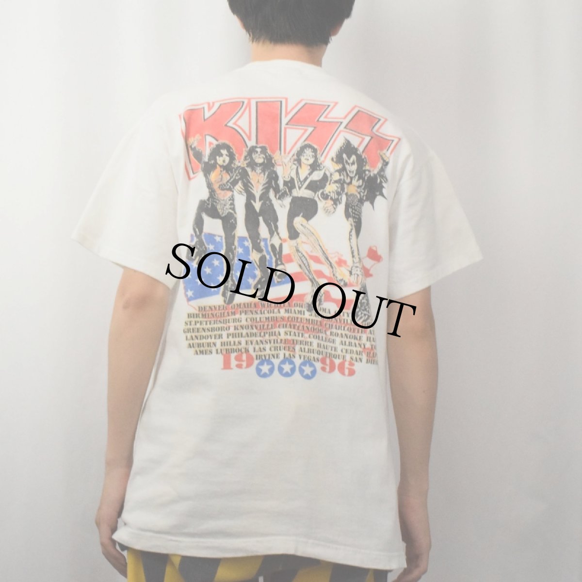 画像4: 1996 KISS "You Wanted the Best, You Got the Best!!" ハードロックバンドツアーTシャツ L (4)