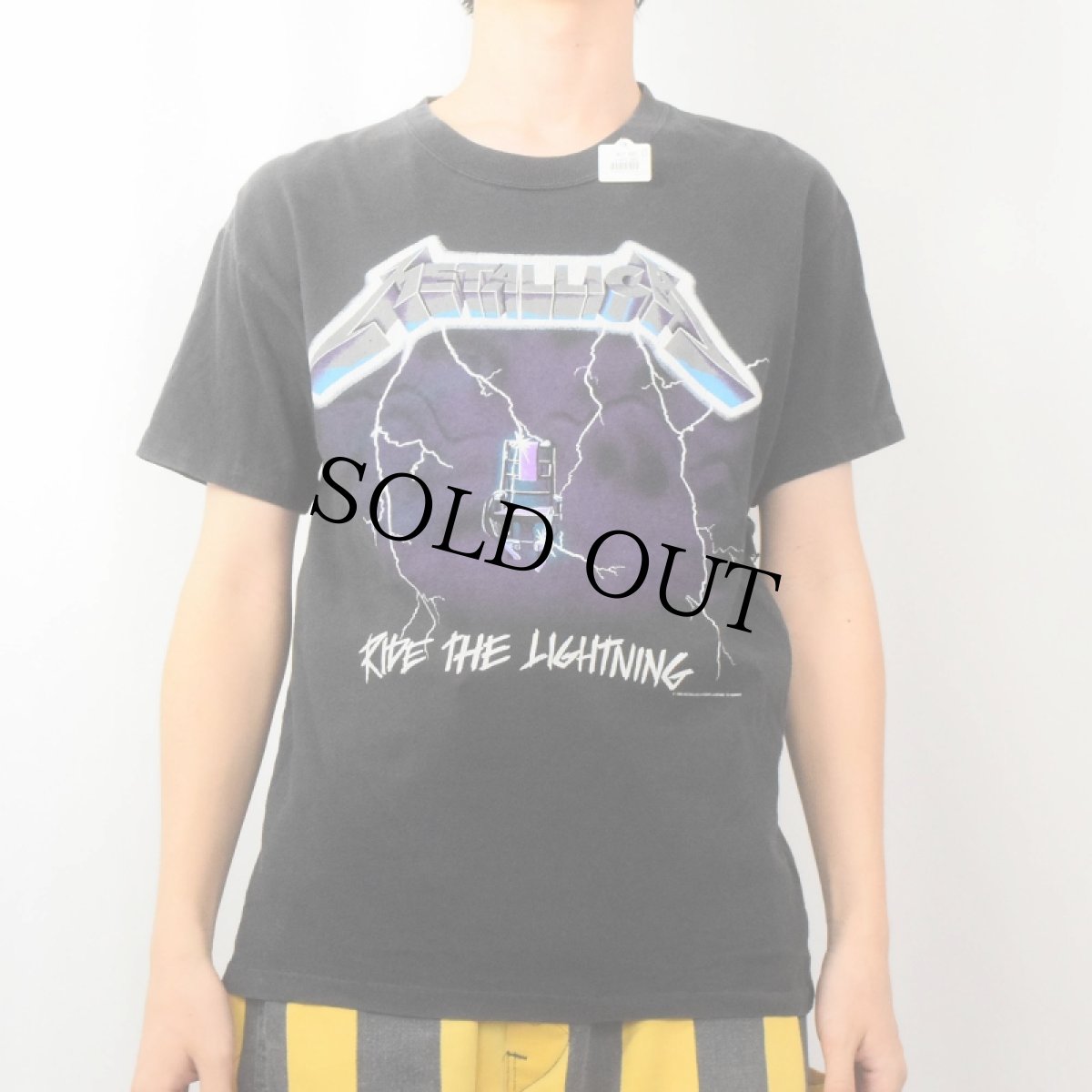 画像3: **【SALE】 90's METALLICA "RIDE THE LIGHTING 1994" ロックバンドTシャツ M (3)