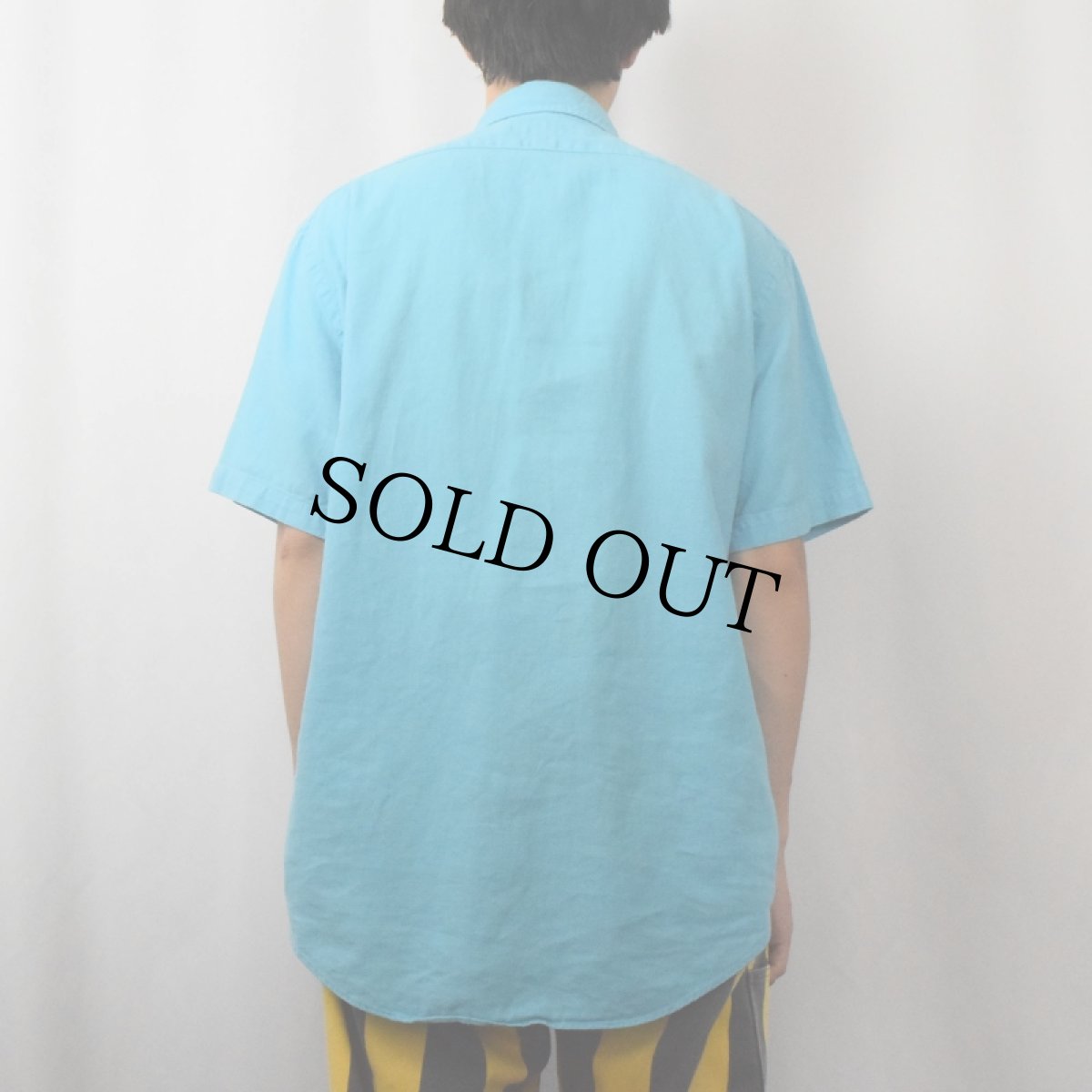 画像3: POLO Ralph Lauren リネン×コットン サファリシャツ L (3)