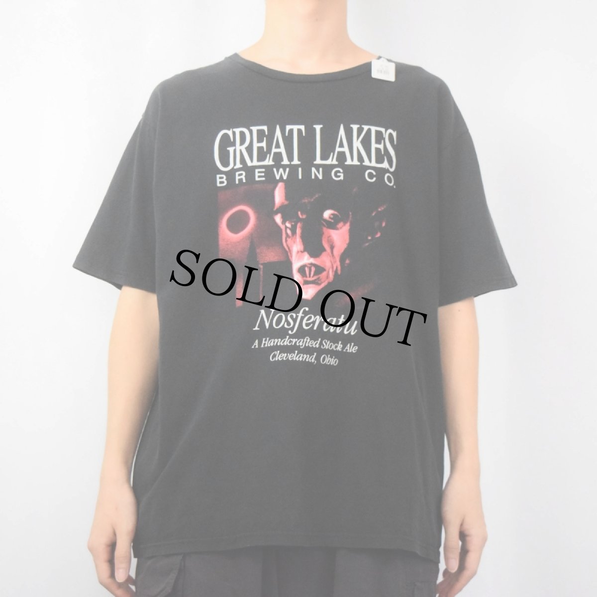 画像2: Great Lakes Brewing Co. "Nosferatu" ビールプリントTシャツ XL (2)