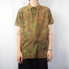 画像2: POLO Ralph Lauren "CUSTOM FIT" カモ柄 鹿の子ポロシャツ XL (2)