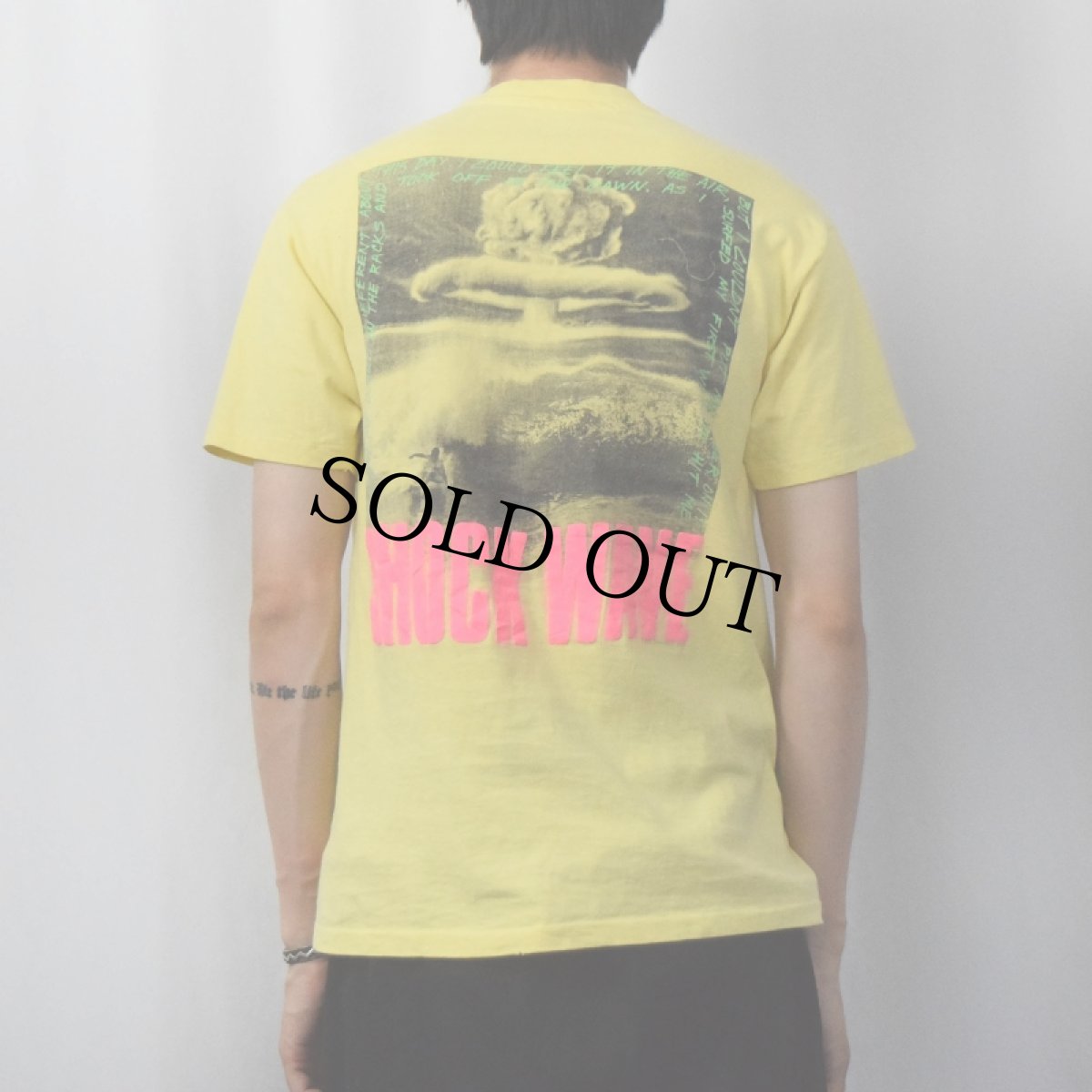 画像4: 80's USA製 "SHOCK WAVE" 発泡プリントTシャツ L (4)