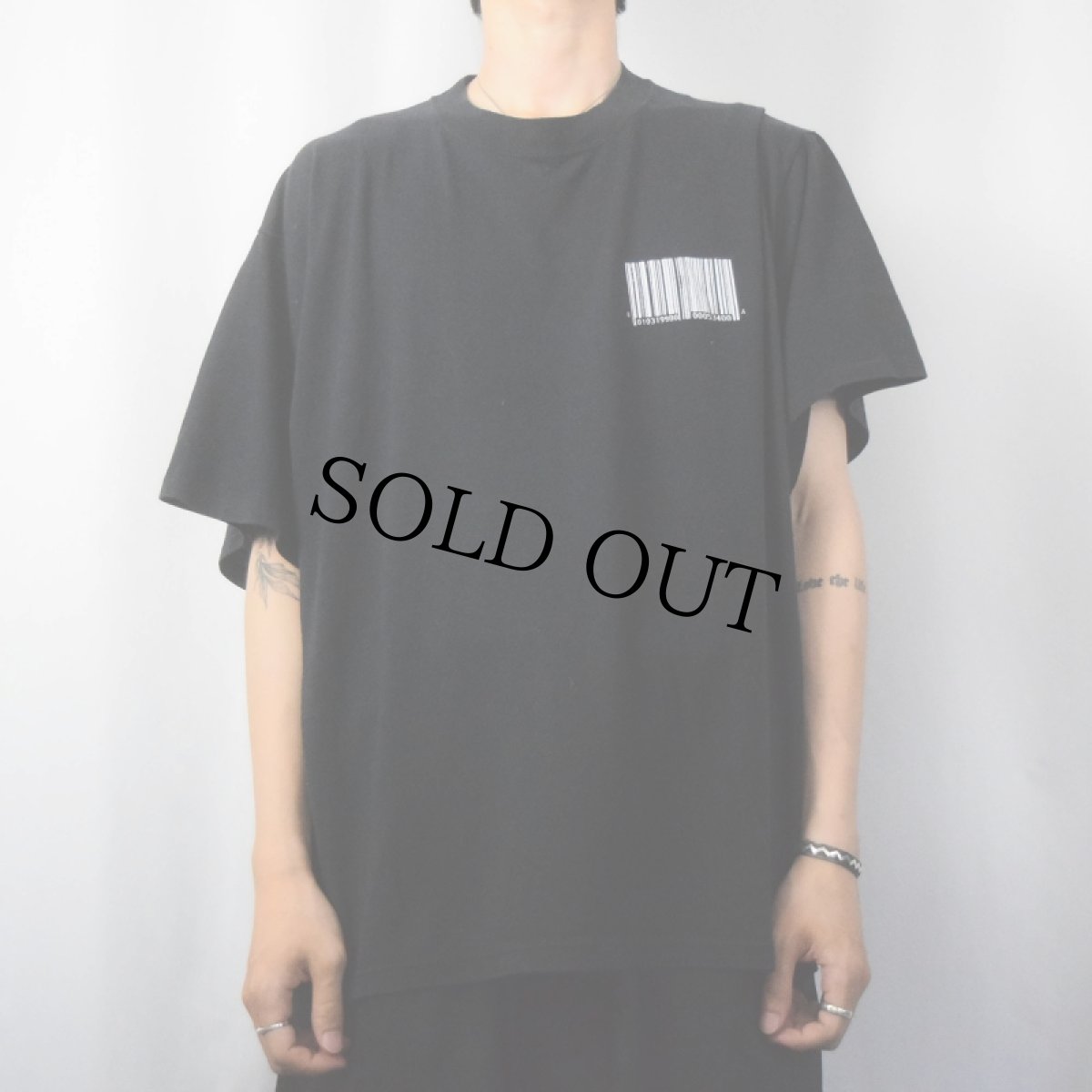 画像3: 90's USA製 "WINTER FELLOWSHIP" バーコードプリントTシャツ XXL (3)