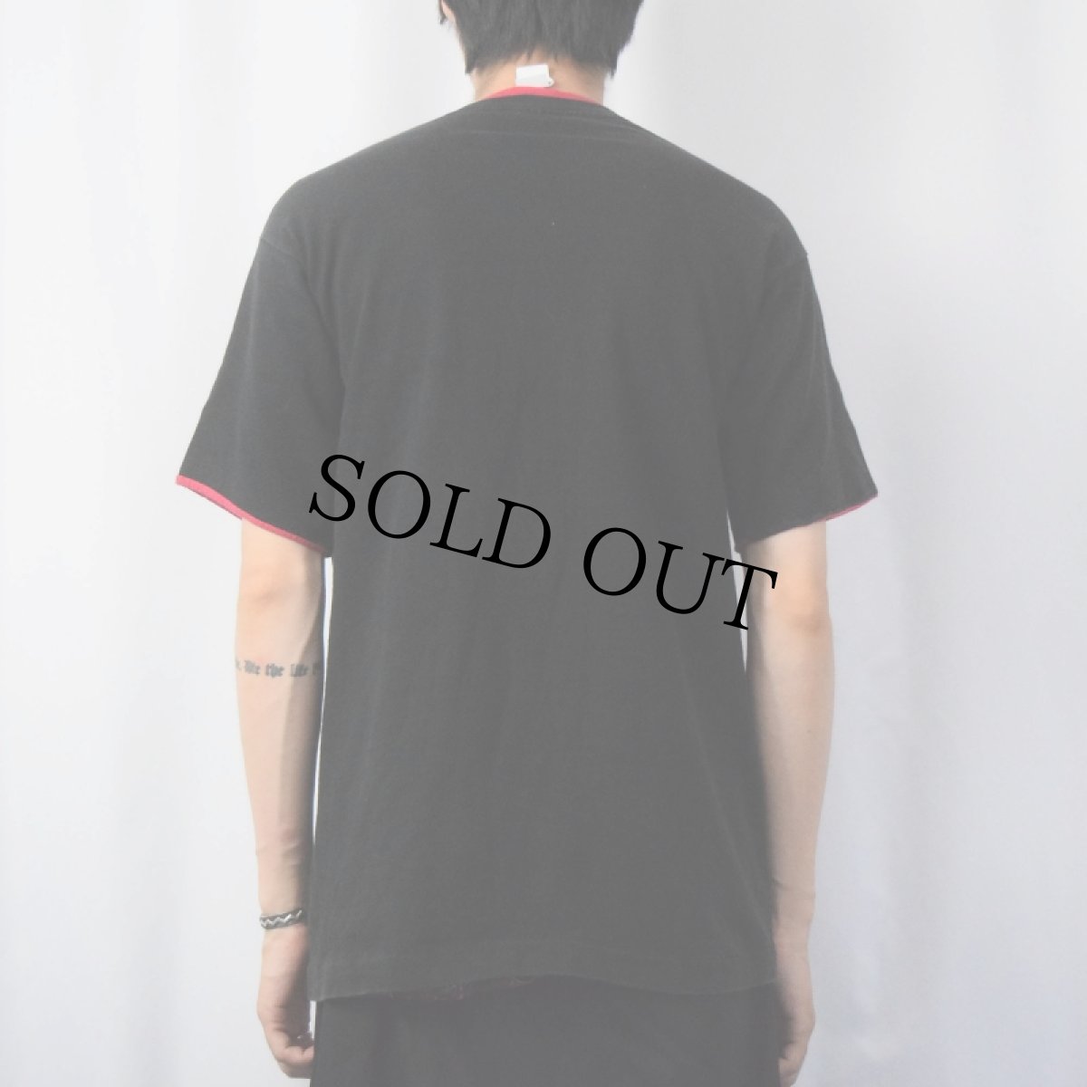 画像3: 90's FRUIT OF THE LOOM USA製 レイヤードデザイン 無地Tシャツ L (3)