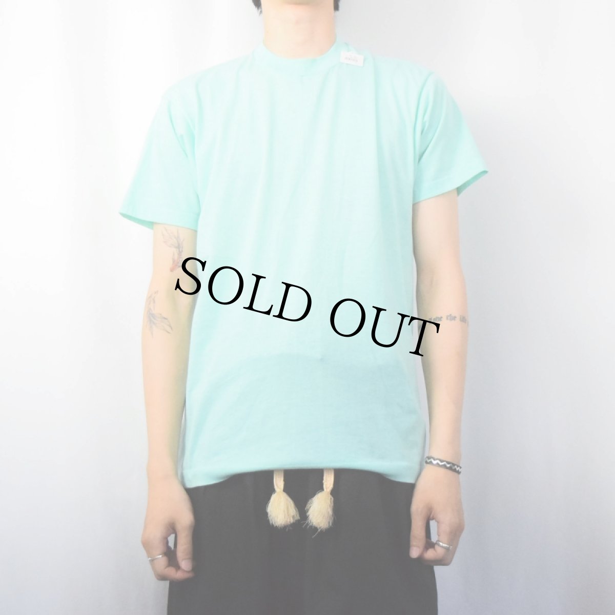 画像2: 80's SCREEN STARS USA製 無地Tシャツ L (2)