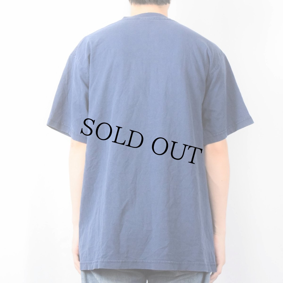 画像3: 90〜2000's adidas CANADA製 ロゴプリントTシャツ NAVY L (3)