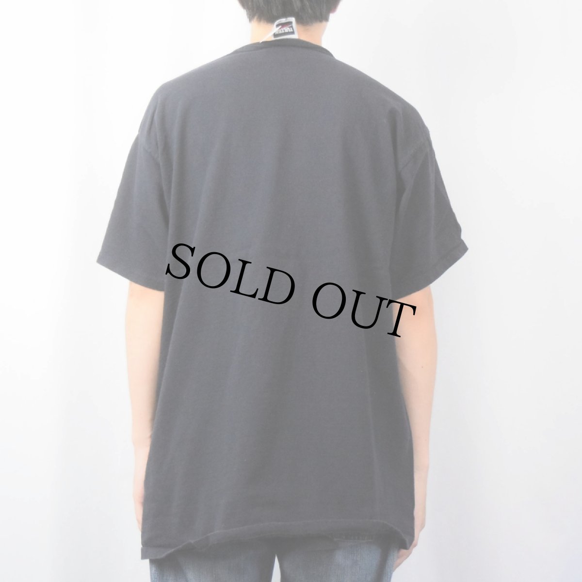 画像3: 90's TULTEX 無地Tシャツ BLACK XL (3)