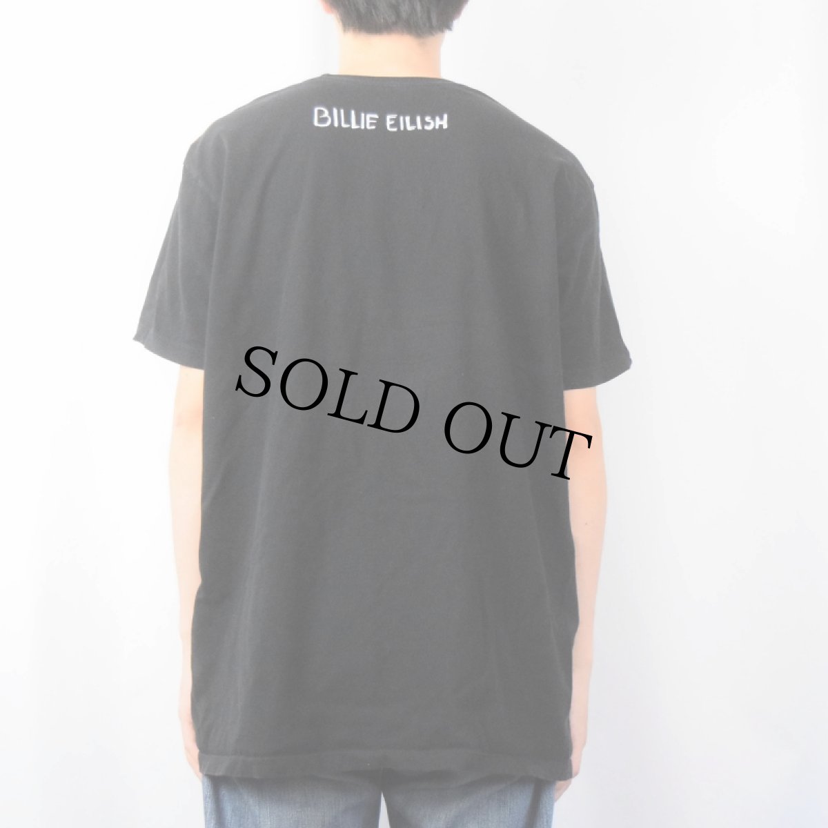 画像3: Billie Eilish "When We All Fall Asleep, Where Do We Go?" ミュージシャンフォトプリントTシャツ BLACK XL (3)