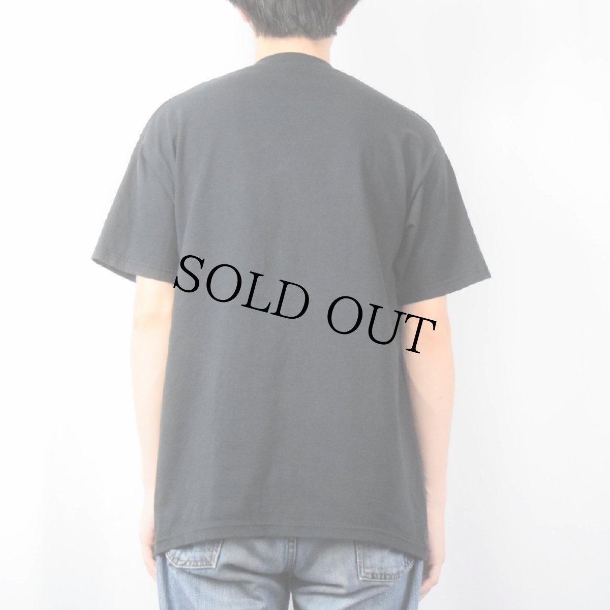 画像3: ギミック イラストプリントTシャツ BLACK L (3)