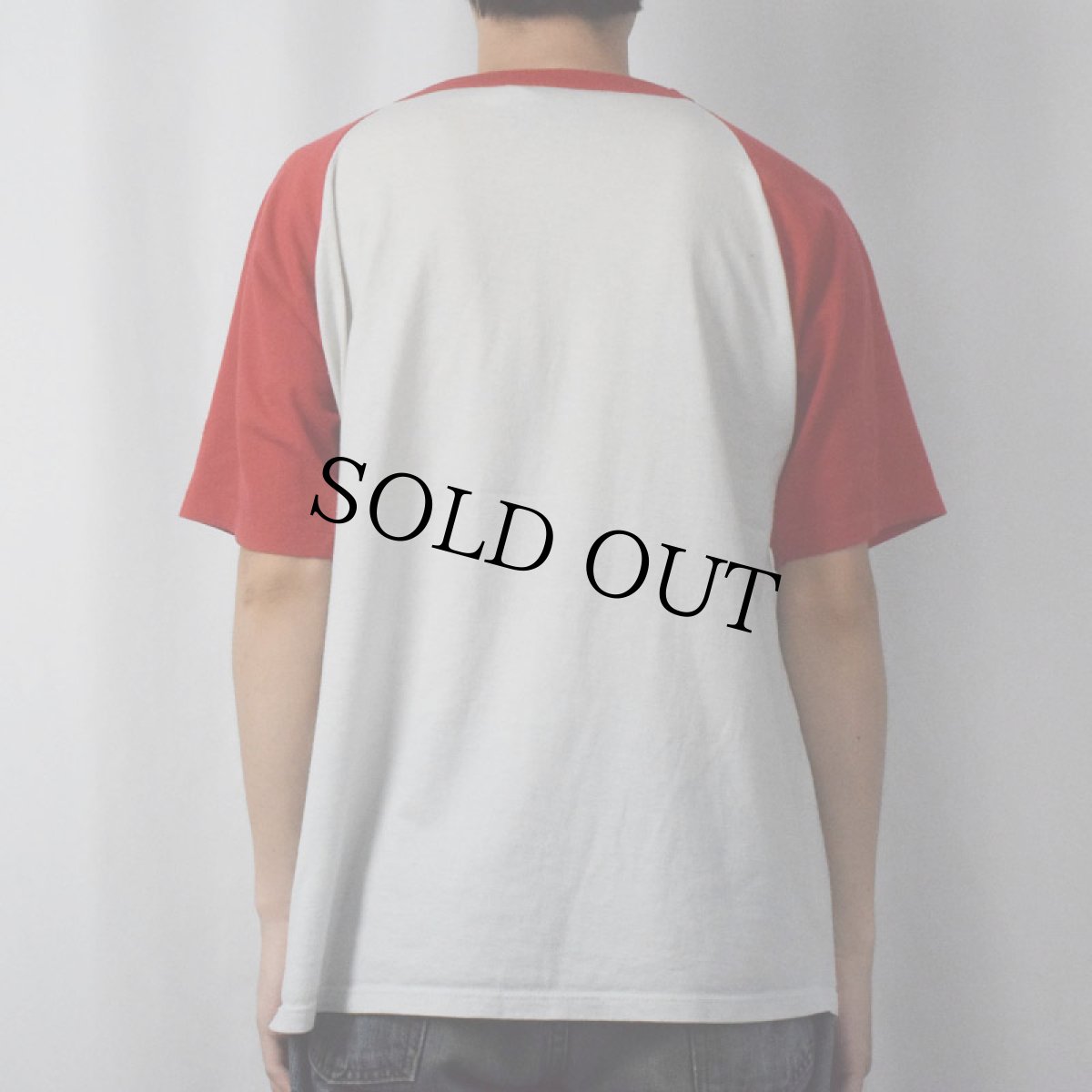 画像3: 80〜90's Disney MICKEY MOUSE USA製 キャラクタープリントラグランTシャツ XL (3)