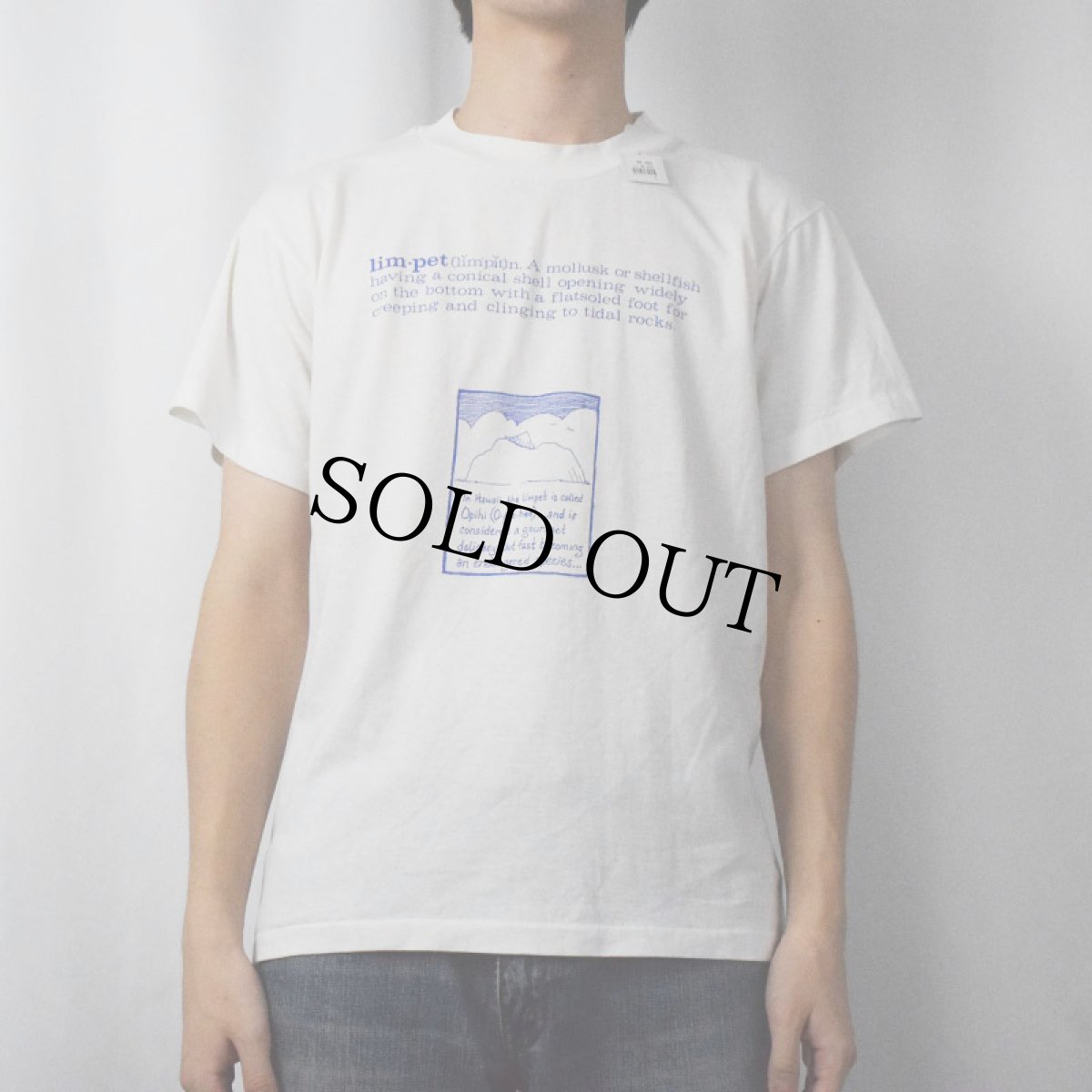 画像3: 90's USA製 "Lim・pet" イラストプリントTシャツ M (3)