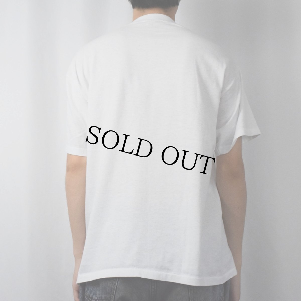 画像3: 80〜90's SHOE BOX USA製 "BOSSMAN" シュールイラストプリントTシャツ XL (3)