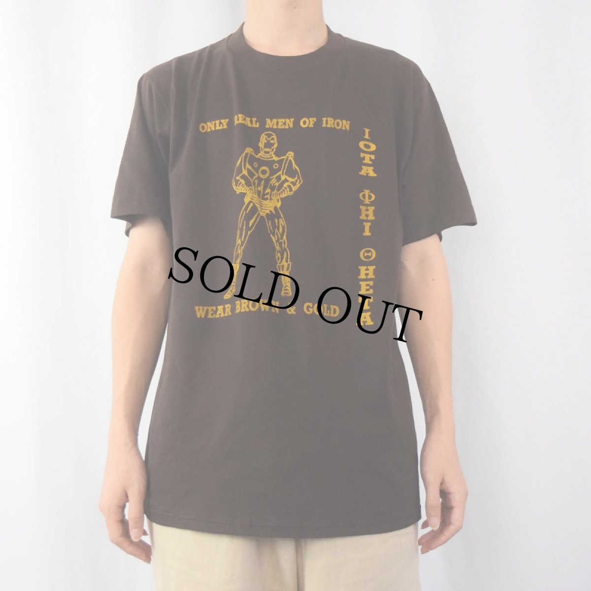 画像2: 80〜90's Iota Phi Theta USA製 友愛団体 プリントTシャツ XL (2)