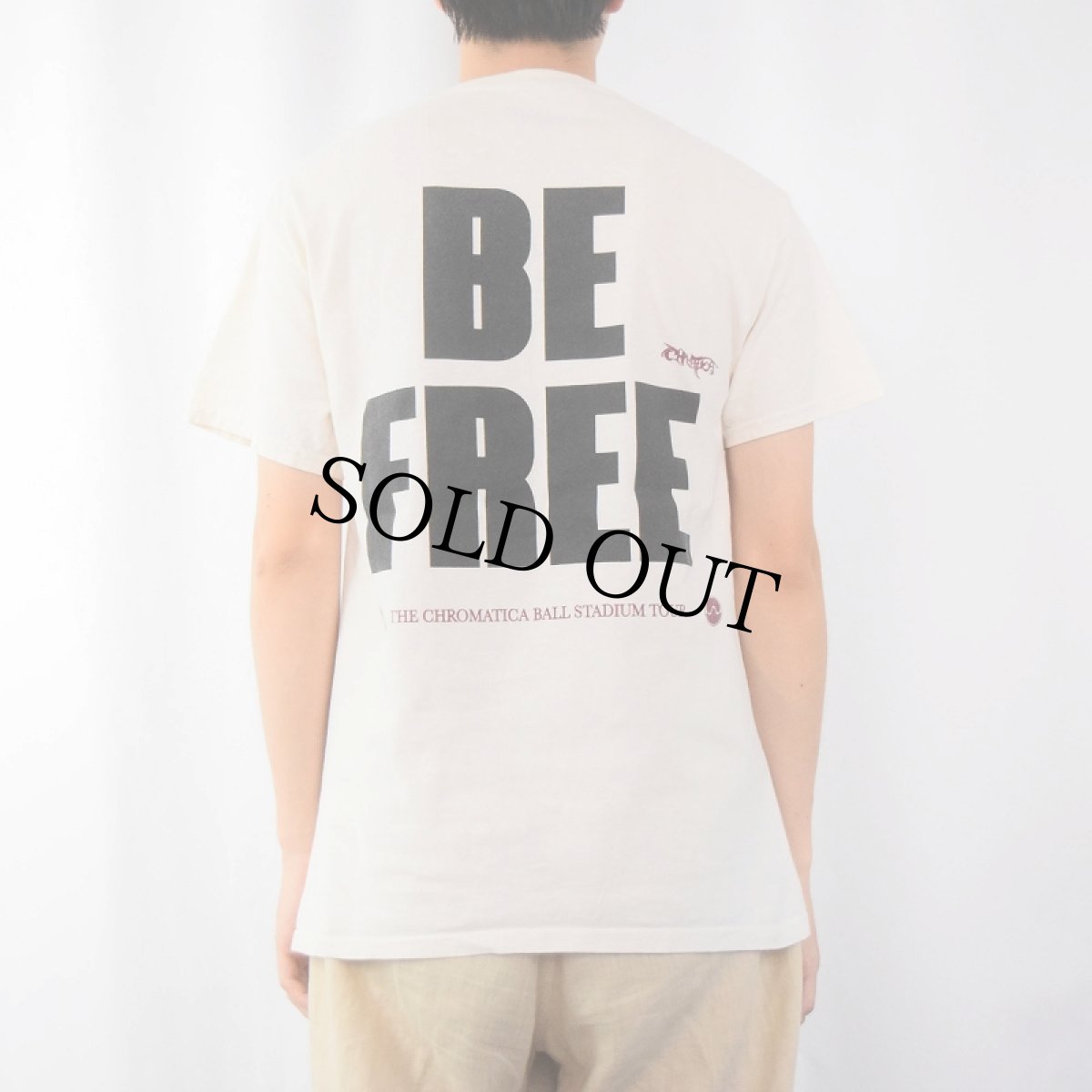 画像6: LADY GAGA "BE FREE" ミュージシャンTシャツ S (6)