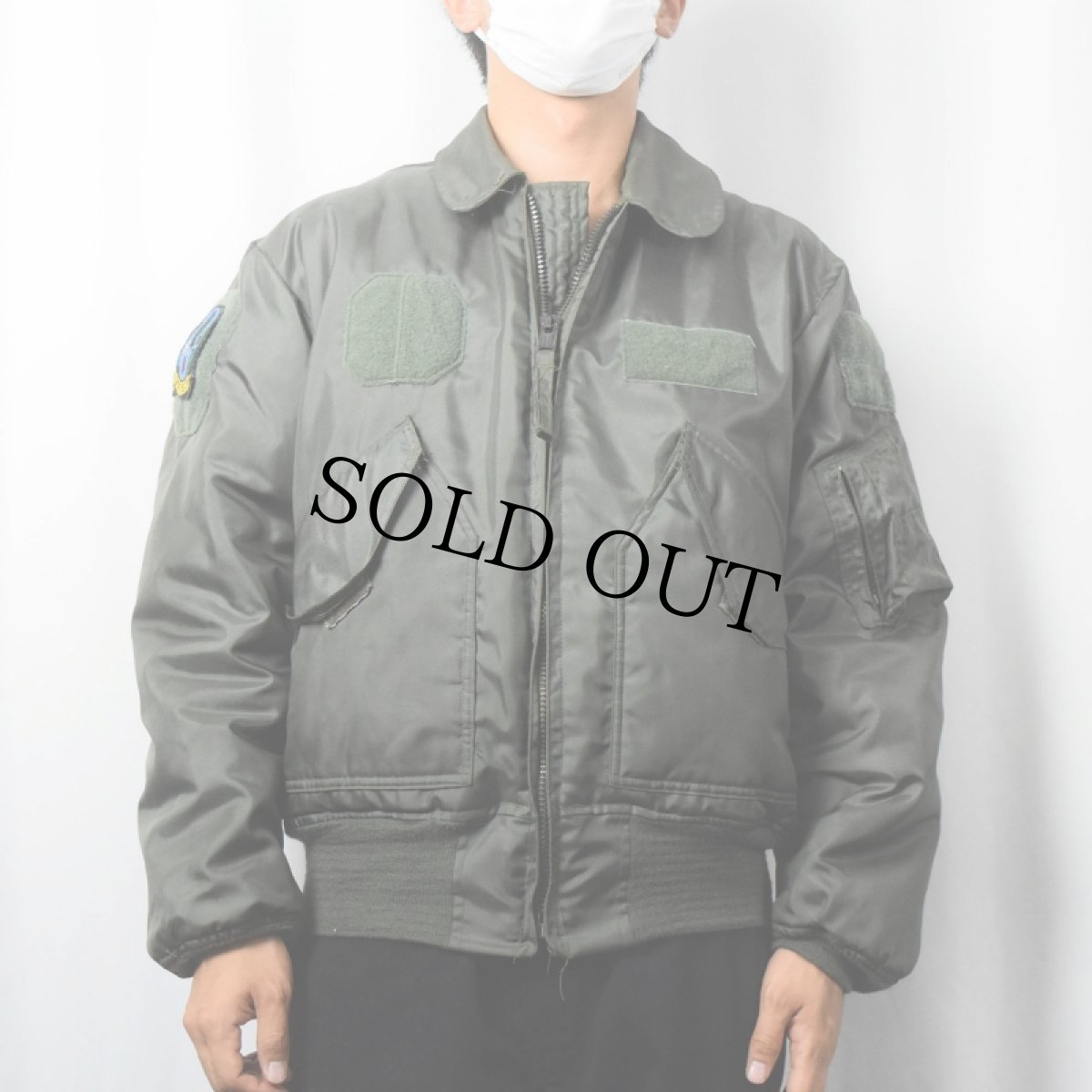 画像2: 70's U.S.AIR FORCE CWU-45/P "TYPE A" フライトジャケット MEDIUM (2)